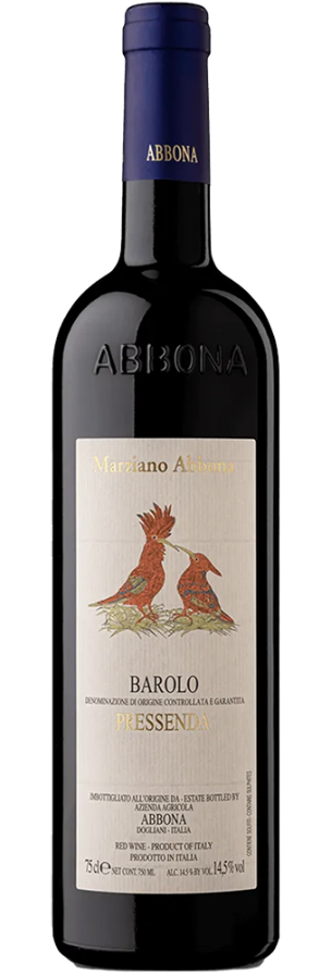Bottle of Barolo Pressenda